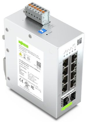Lean Managed Switch; 8 Ports 1000Base-T; 2-Slot 1000BASE-SX/LX